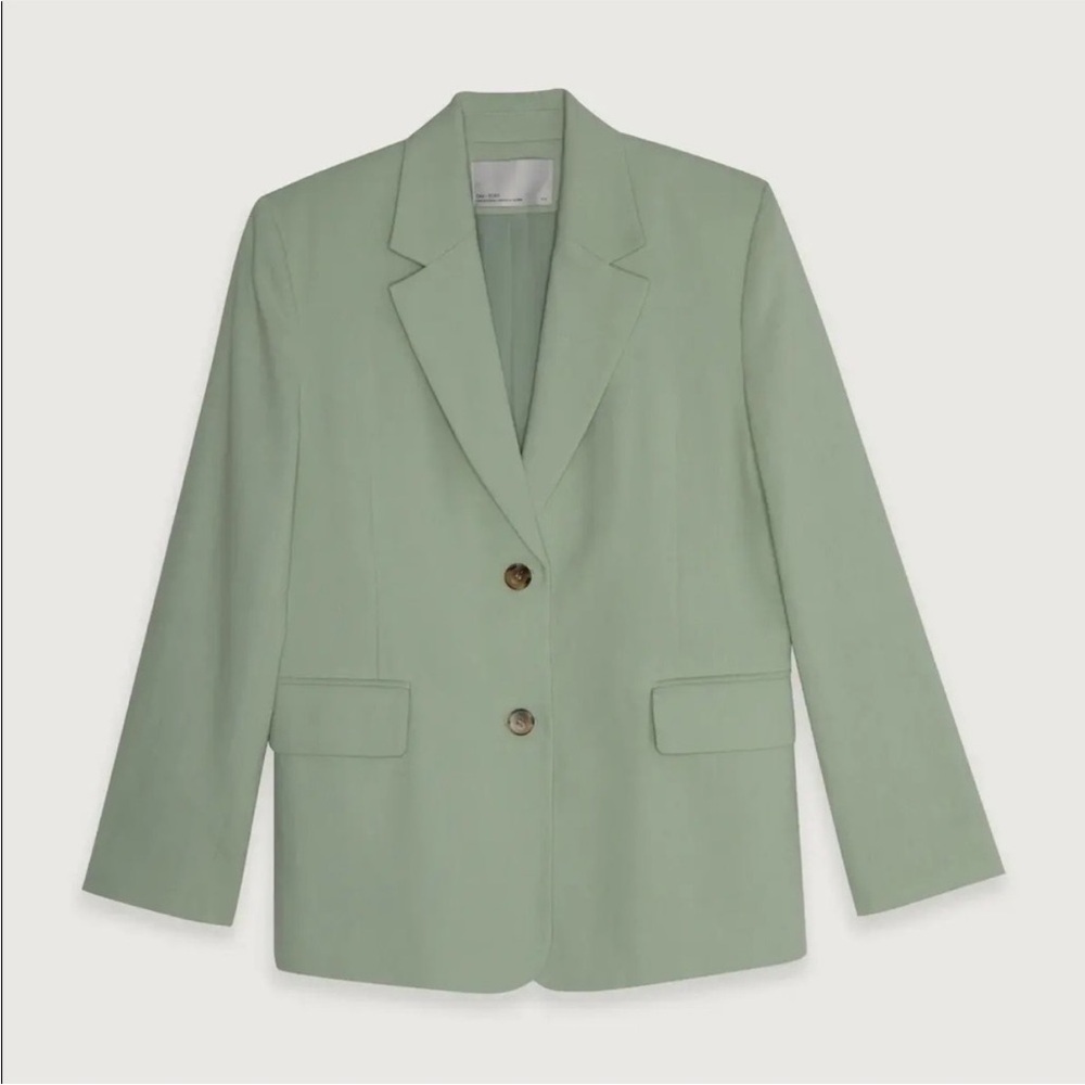 OAK + FORT green blazer